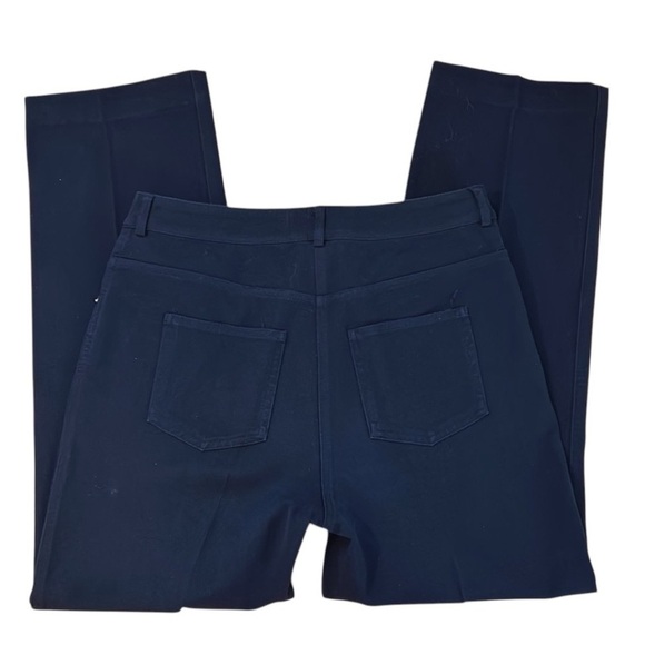 St. John Sport Classic Navy Blue Straight Leg Classic Pant, Womens size 4 - Picture 3 of 8